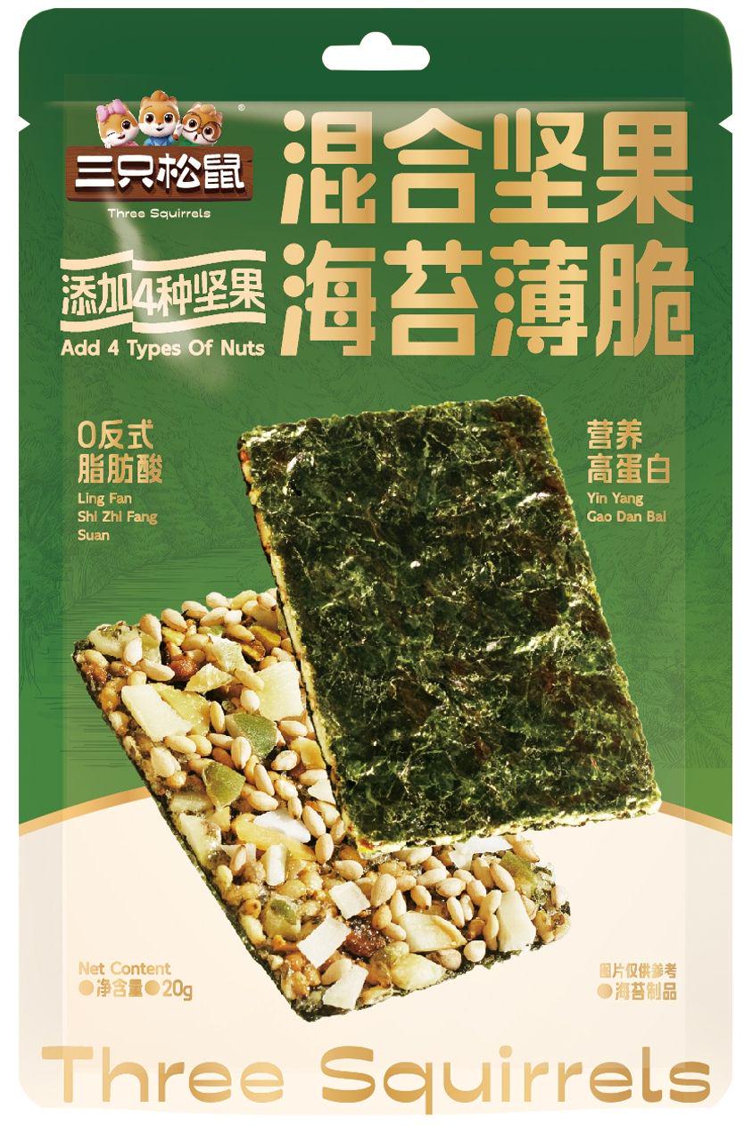 混合坚果海苔薄脆 20g
